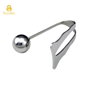 Clitoral Stimulation Stainless Steel Female Heavy Chastity Belt With Anal Plugt-type Game A003 - 2