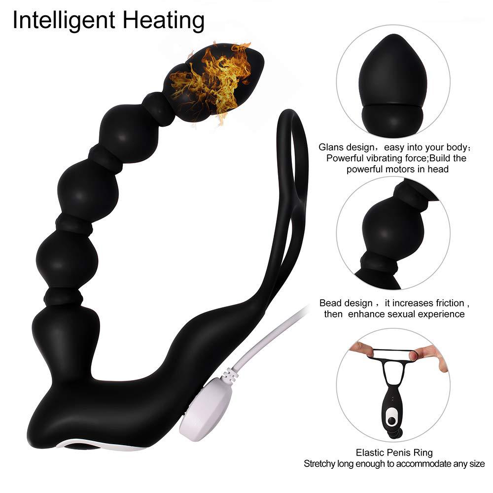 Wireless Usb Charged Prostate Massager Waterproof Anal Vibrator For Men With 9speed Vibrations Gay Butt Plugs - 6