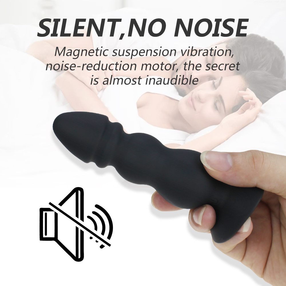 Male Prostate Massager Remotecontrolled Anal Plug Vibrator Gspot Stimulator Vibrating Sex Toy - 4