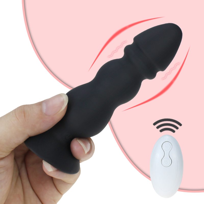 Powerful Remote Control Anal Plug Vibrator Male Prostate Massager Butt Anus Vibrating Sex Toy For Men G-spot Stimulate