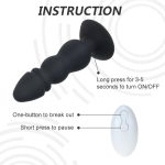 Powerful Remote Control Anal Plug Vibrator Male Prostate Massager Butt Anus Vibrating Sex Toy For Men G-spot Stimulate - 3