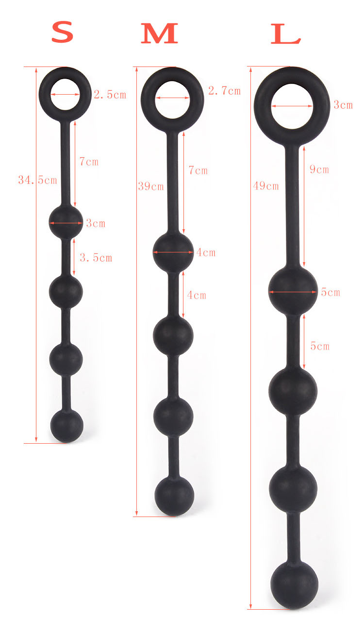 Silicone Anal Beads Vaginal Balls Gspot Stimulation Toys For Men And Women - 9