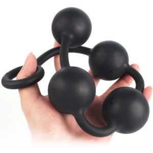 Silicone Big Anal Beads Vaginal Balls Butt Plug G Spot Long Sex Toys For Women Men Buttplug - 2