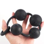 Silicone Big Anal Beads Vaginal Balls Butt Plug G Spot Long Sex Toys For Women Men Buttplug - 3