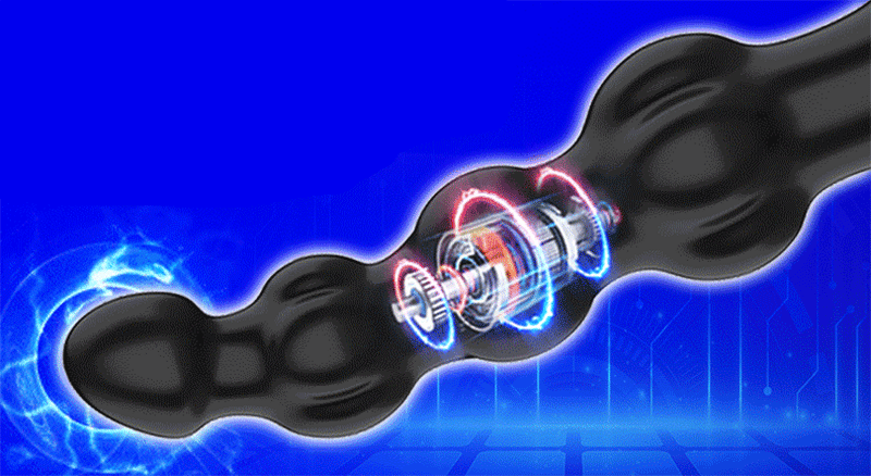 Silicone Prostate Massager Vibrating Gspot Stimulator Anal Dildo With Large Beads Butt Plug Couples Sexual Toy 5 Sizes - 5