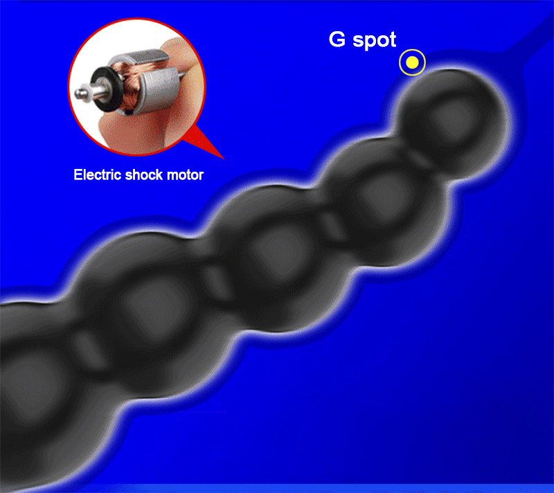 Silicone Prostate Massager Vibrating Gspot Stimulator Anal Dildo With Large Beads Butt Plug Couples Sexual Toy 5 Sizes - 6
