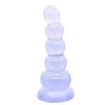 Transparent Crystal Butt Plug Big Anal Beads With Suction Cup G-spot Stimulation Training Adult Sex Toys For Men Woman - 6