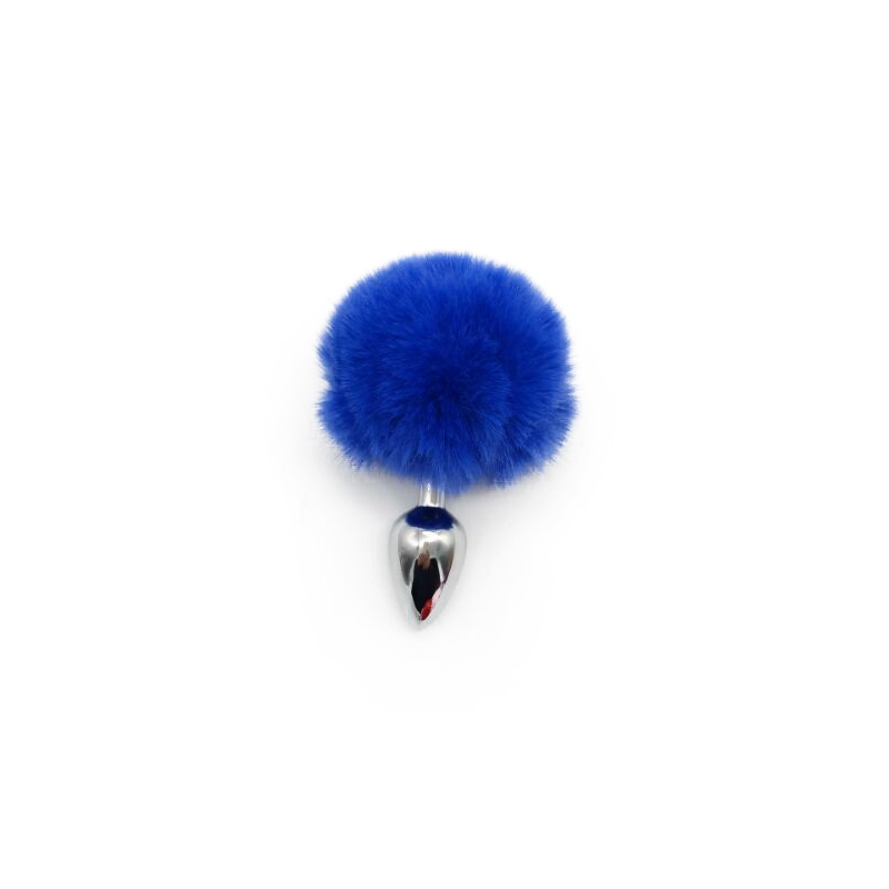 Small Size Metal Rabbit Tail Anal Masturbator Plug Unisex Adult Sex Toy Alloy Bunny Butt Plug - 12