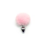 Anal Masturbator Small Size Metal Rabbit Tail Plug Alloy Bunny Butt Sex Toys For Women Men Adult Products - 3