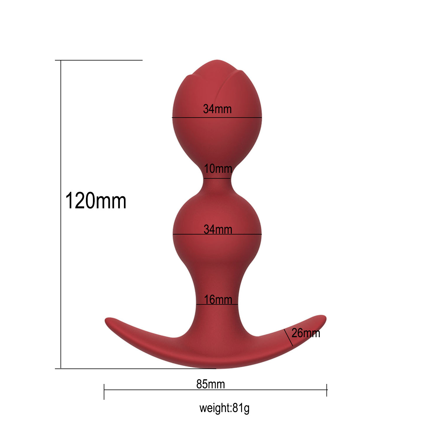 Silicone Anal Plug Bead Smooth Prostate Massager Unisex Adult Pleasure Toy Suitable For Men Women Gay - 4