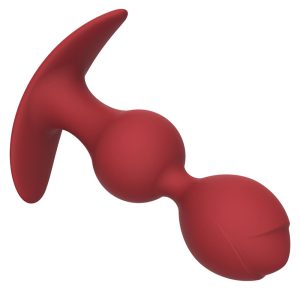 Silicone Anal Plug Bead With Metal Ball Smooth Butt Plugs Prostate Massager Buttplug Adult Sex Toys For Men Women Gay - 2