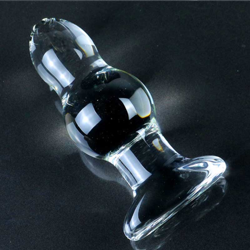 4piece Set Large Glass Anal Plugs Prostate Massager Adult Toys For Women Couples - 4