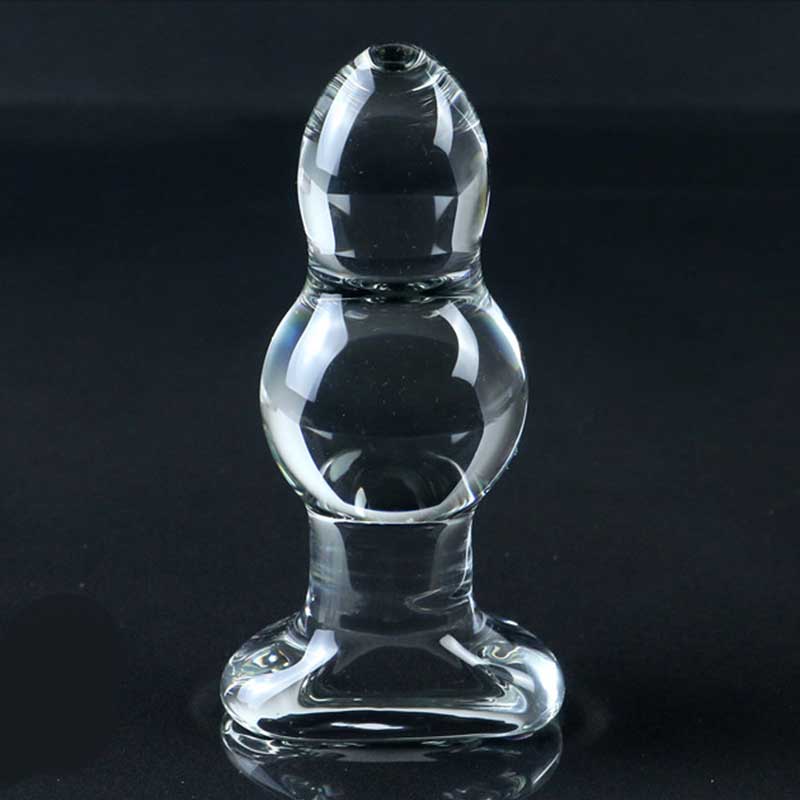 4piece Set Large Glass Anal Plugs Prostate Massager Adult Toys For Women Couples - 5