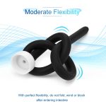 Natural Latex Enema Tube Anal Plug Vagina Cleansing Portable Trip Cleaner Anus Shower Butt Long Sex Toys - 5