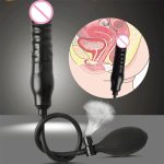 Inflatable Realistic Dildo Penis Anal Plug Sex Toys Expanding Butt Female Male Masturbation Flirting Products A3 - 6