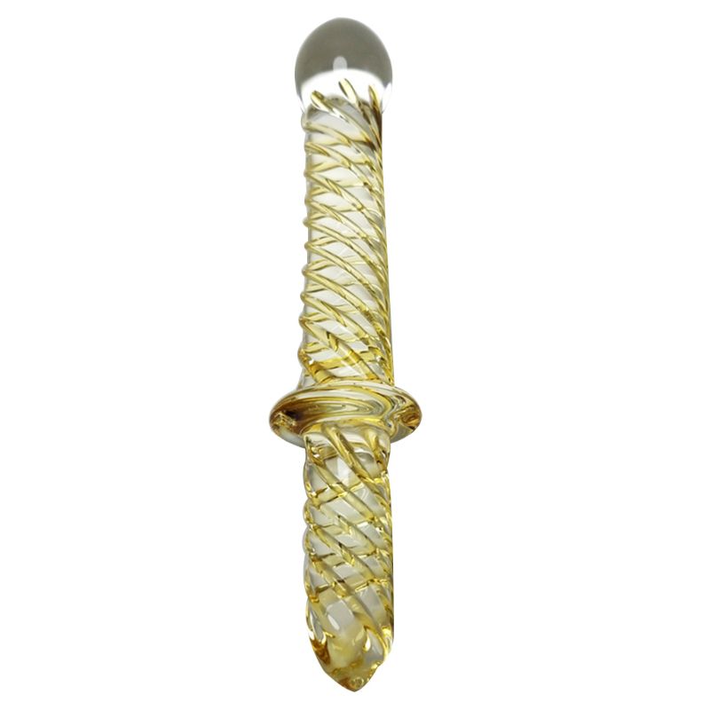 Female Crystal Glass Dildo Designed Gspot Stimulator Anal Play Masturbator Love Design Bodysafe Sex Toy - 2
