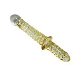 Designed Glass Dildo For Women Crystal Masturbator Love Design G-spot Stimulator Anal Penis Dildos