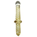 Designed Glass Dildo For Women Crystal Masturbator Love Design G-spot Stimulator Anal Penis Dildos - 2