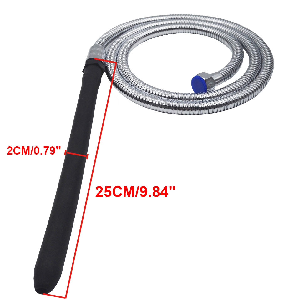 Camatech 25cm Large Universal Silicone Shower Douche Comfort Nozzle Enema System Vaginal Anal Cleaning Attachment Hygiene Syringe Sex Toy - 3