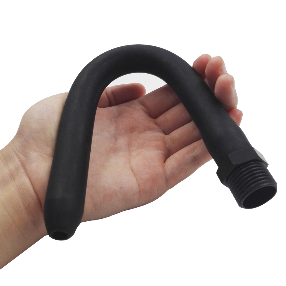 Camatech 25cm Large Universal Silicone Shower Douche Comfort Nozzle Enema System Vaginal Anal Cleaning Attachment Hygiene Syringe Sex Toy - 4