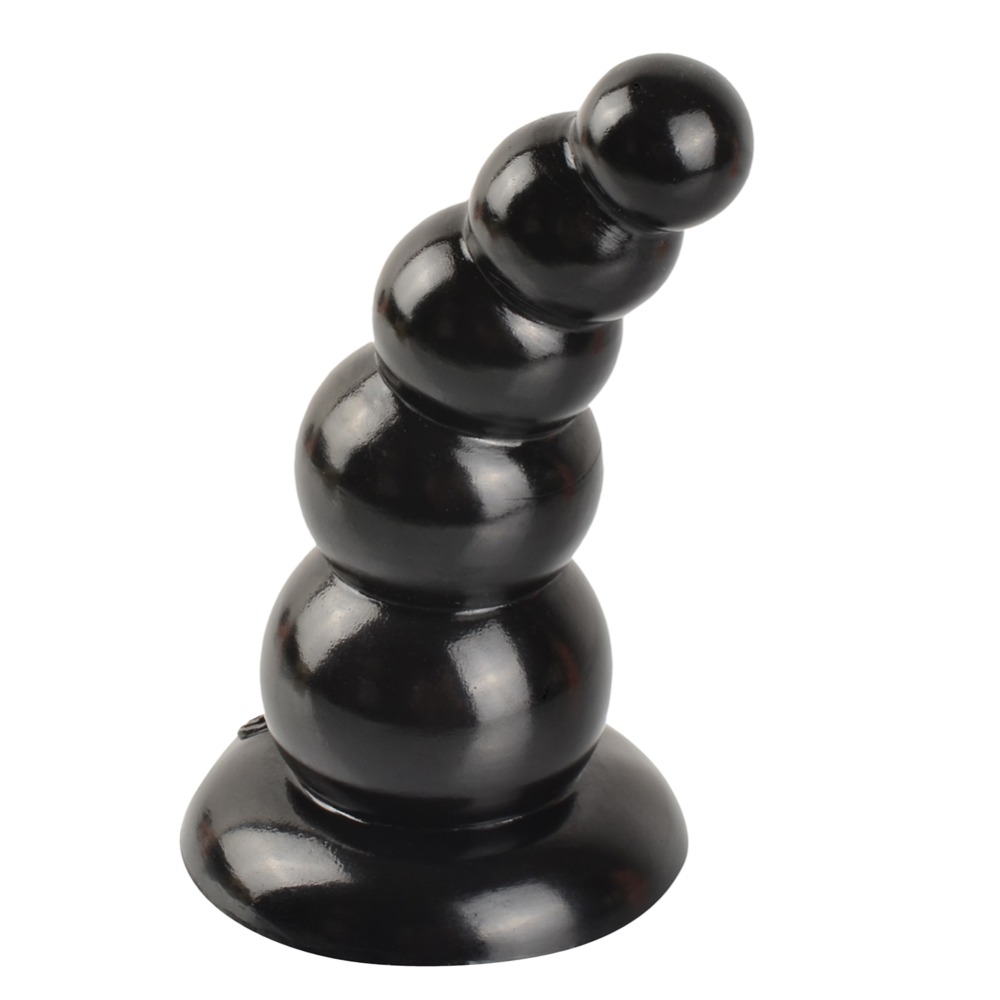 Quality 5bead Silicone Dildo With Suction Cup Prostate Massage Toy Couples Anal Play Gayfriendly Buttplug - 7