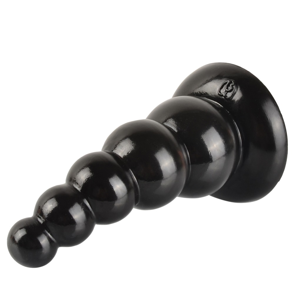 Quality 5bead Silicone Dildo With Suction Cup Prostate Massage Toy Couples Anal Play Gayfriendly Buttplug - 11