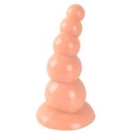 5 Anal Beads Soft Suction Cup Dildo Balls Sex Toys For Couples Plug Prostata Massage Gay Buttplug - 5