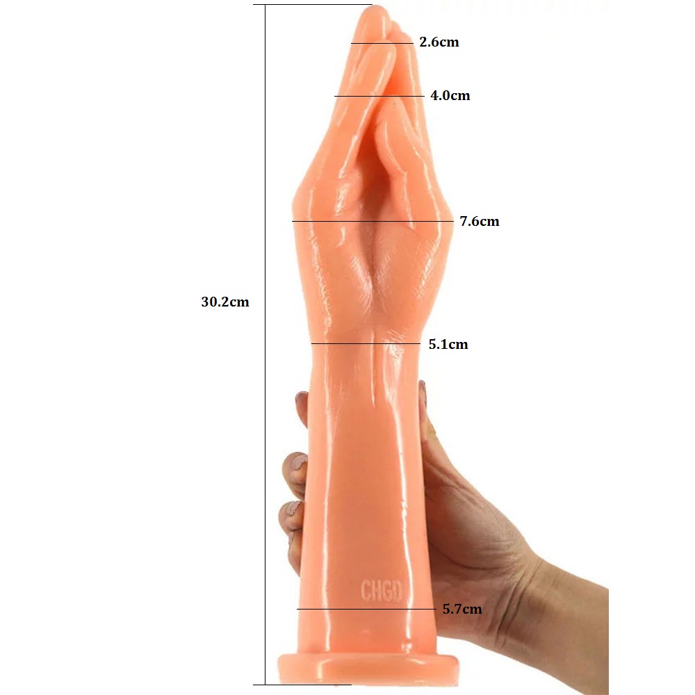Real Size Hand Dildo Large Realistic Fist Anal Plug Unisex Adult Sex Toy - 1