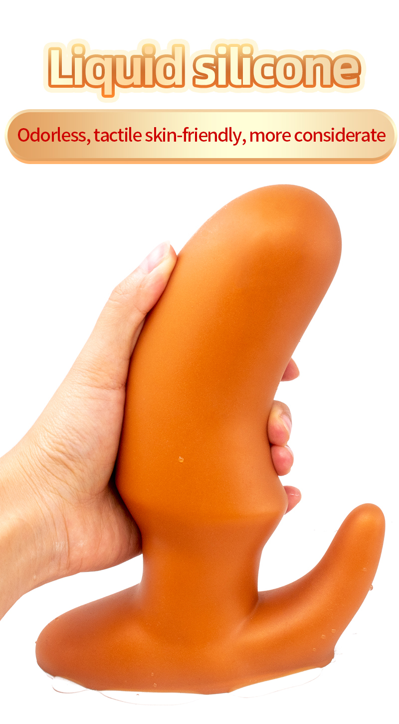 Luxury Liquid Silicone Anal Plug G Spot Prostate Dildo Massager Unisex Adult Sex Toy For Enhanced Pleasure - 12