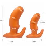 Super Soft Liquid Silicone Big Anal Plug Anus Dilatador G Spot Dildo Butt Prostate Massage Sex Toy For Women Men - 2