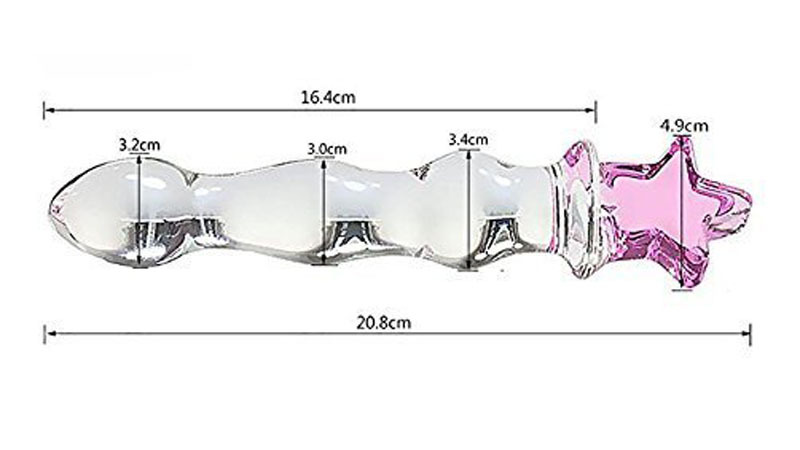Crystal Glass Prostate Massage Toy Anal Plug For Men Women Couples Pleasure Stimulation With Bear Star Moon Heart Shapes - 1