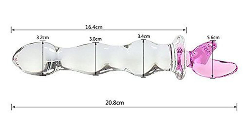 Crystal Glass Prostate Massage Toy Anal Plug For Men Women Couples Pleasure Stimulation With Bear Star Moon Heart Shapes - 2
