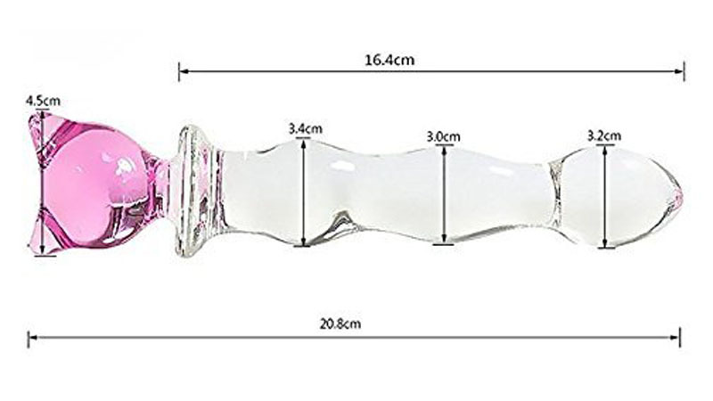Crystal Glass Prostate Massage Toy Anal Plug For Men Women Couples Pleasure Stimulation With Bear Star Moon Heart Shapes - 3