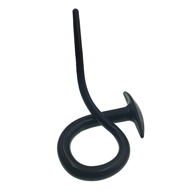 Extralong 100cm Black Silicone Dildo Dual Purpose Analvaginal Stimulation Unisex Adult Sex Toy Butt Plug - 15