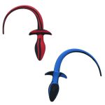 Red Blue Silicone Dog Tail Anal Plug Dildo Women And Men Gay Sex Bdsm Game Massage G-spot Stimulate Anus Expansion Adult Toy