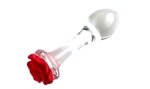 Rose Glass Anal Dildo 3 Pcs Set G Spot Stimulation Masturbator Sex Toys For Women Massager Butt Plug - 2