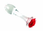 Rose Glass Anal Dildo 3 Pcs Set G Spot Stimulation Masturbator Sex Toys For Women Massager Butt Plug - 6