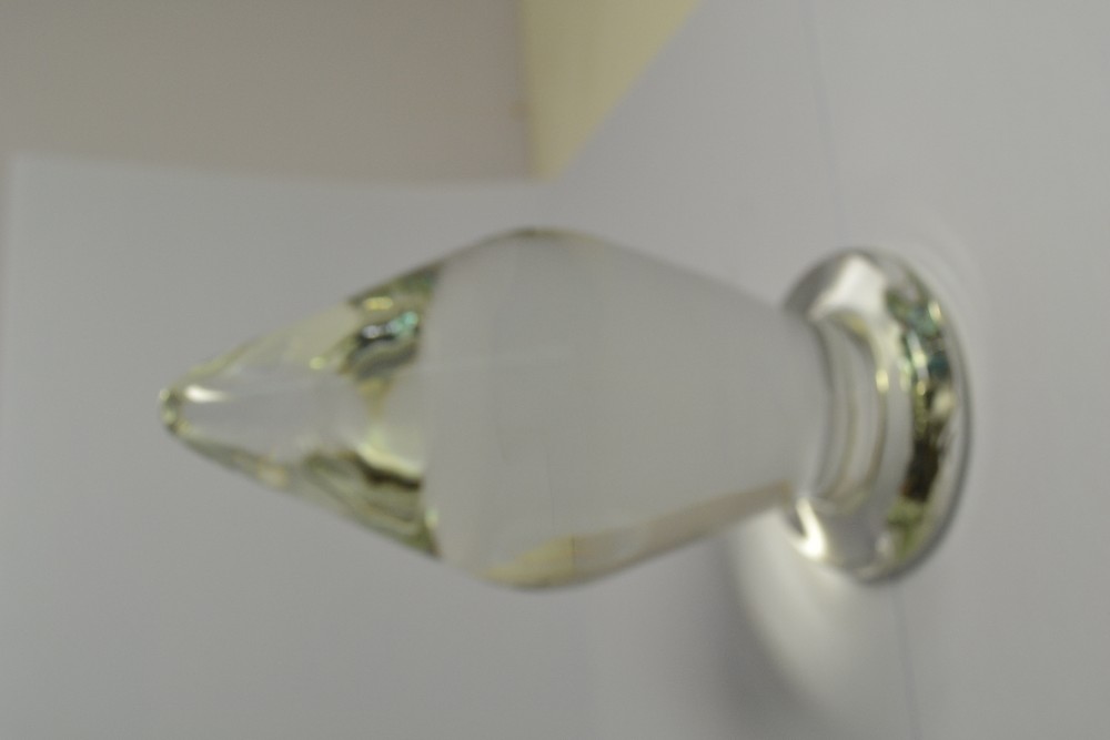 Extralarge 82x150mm Glass Anal Plug Butt Tail Adult Pleasure Toys Anus Stimulation Unisex Dildo - 5