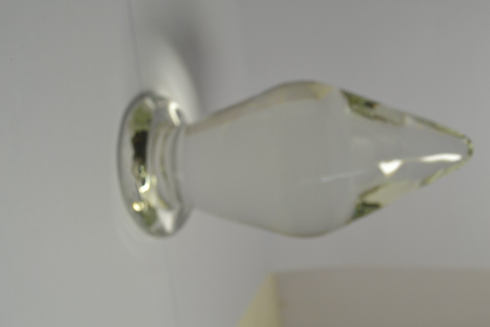Extralarge 82x150mm Glass Anal Plug Butt Tail Adult Pleasure Toys Anus Stimulation Unisex Dildo - 6