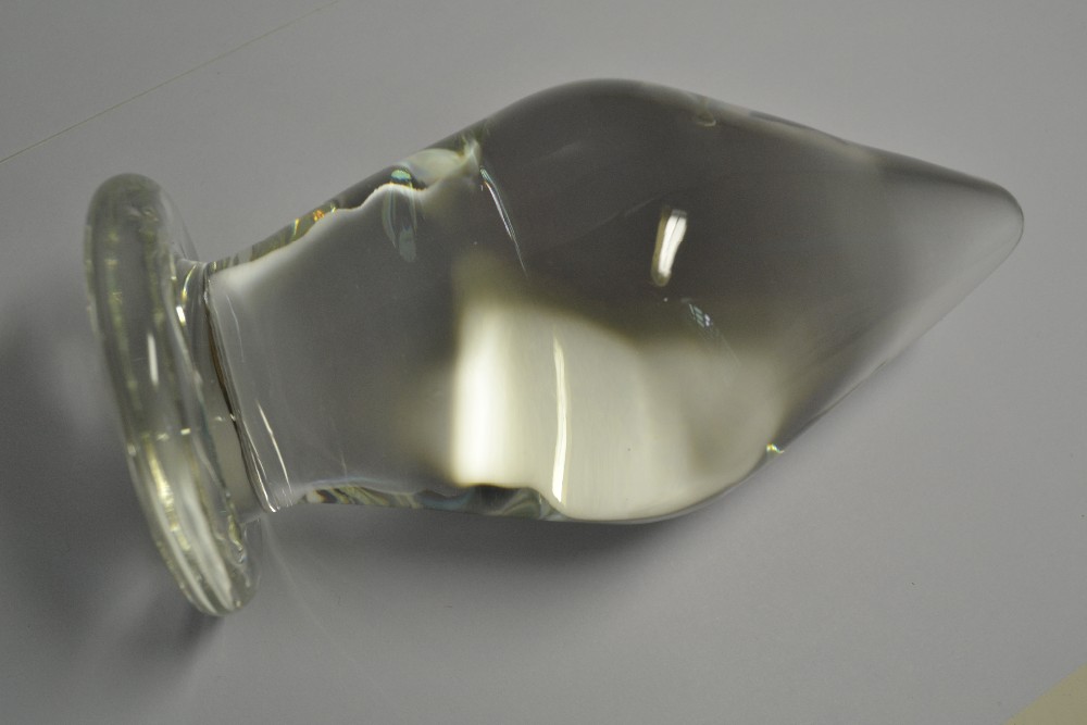 Extralarge 82x150mm Glass Anal Plug Butt Tail Adult Pleasure Toys Anus Stimulation Unisex Dildo - 7