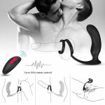 Sex Penis Ring 9-vibration Mode Wireless Remote Control Vibrator Rechargeable Waterproof G-spot Silicone Toys For Men - 2