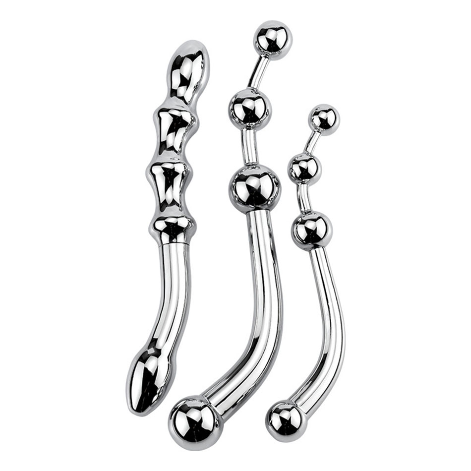 Aluminum Alloy Gspot Wand Pure Metal Pspot Stimulator Unisex Anal Plug Dildo Massager Adult Pleasure Toy - 4
