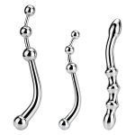 Aluminum Alloy G Spot Wand Massage Stick Pure Metal Penis P-spot Stimulator Anal Plug Dildo Sex Toy For Women Men - 2