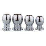 Zerosky Anal Beads Enema Hollow Butt Plug Peep Vaginal Anus Bdsm Dildo Stainless Steel Sex Toy For Men Women