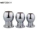 Zerosky Anal Beads Enema Hollow Butt Plug Peep Vaginal Anus Bdsm Dildo Stainless Steel Sex Toy For Men Women - 2