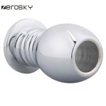 Zerosky Anal Beads Enema Hollow Butt Plug Peep Vaginal Anus Bdsm Dildo Stainless Steel Sex Toy For Men Women - 4