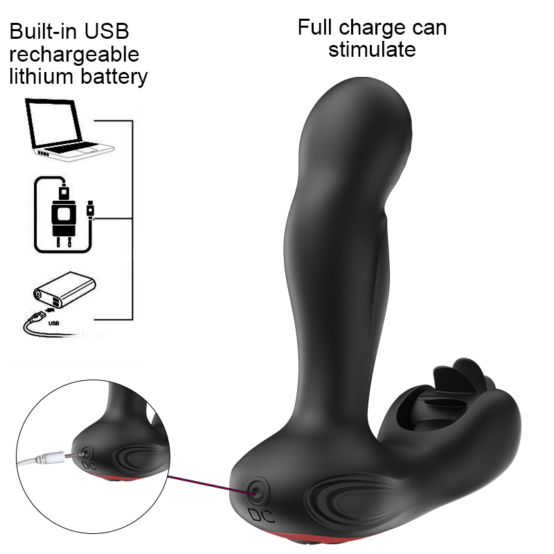 Silicone Male Prostate Massager Anal Plug Toy For Men Comfortable And Safe - 5