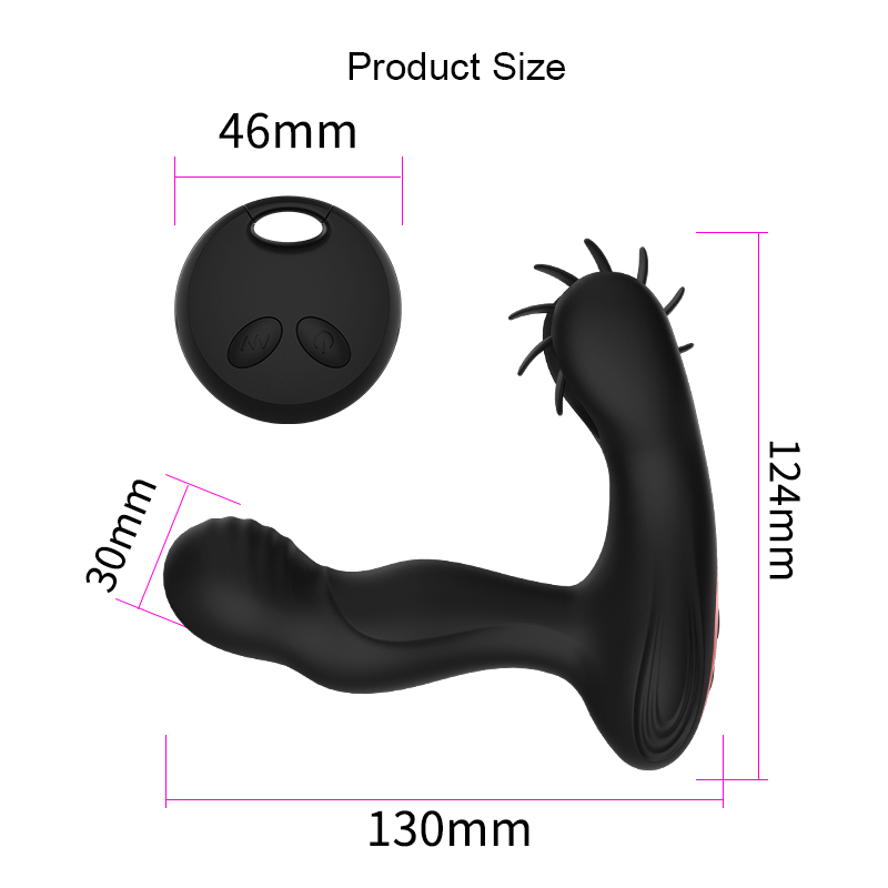Silicone Male Prostate Massager Anal Plug Toy For Men Comfortable And Safe - 8