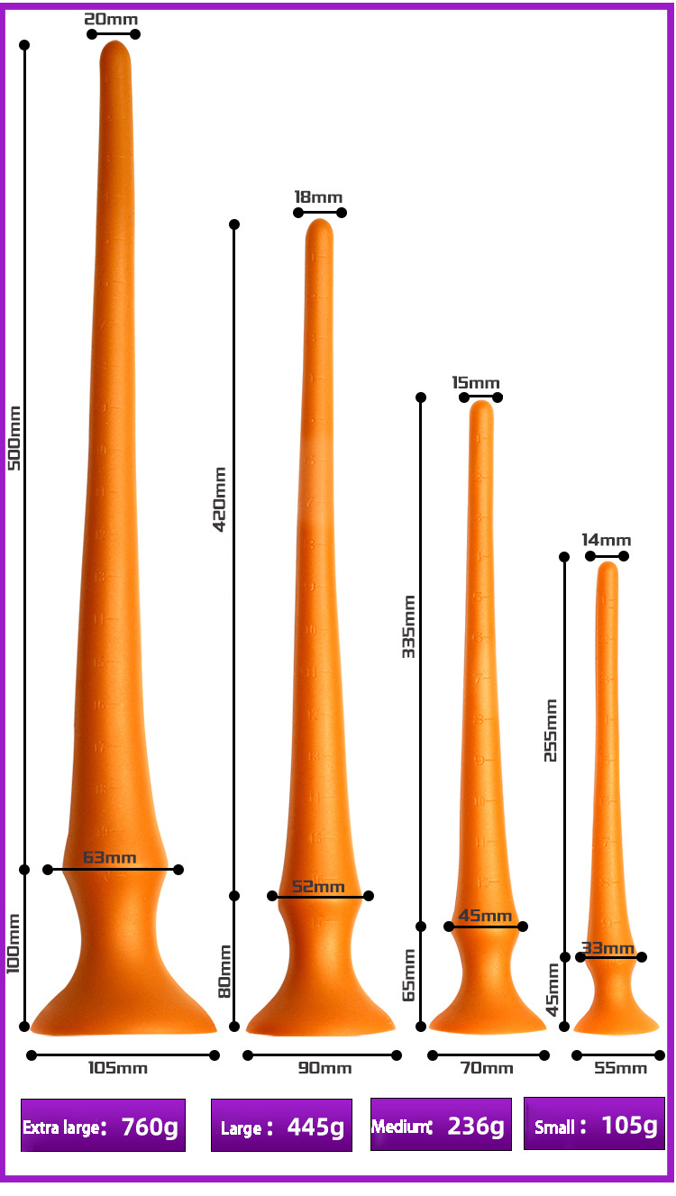 Silicone Anal Plug Adult Toy For Couples Unisex Masturbator Dildo Deep Stimulation Sex Products - 2