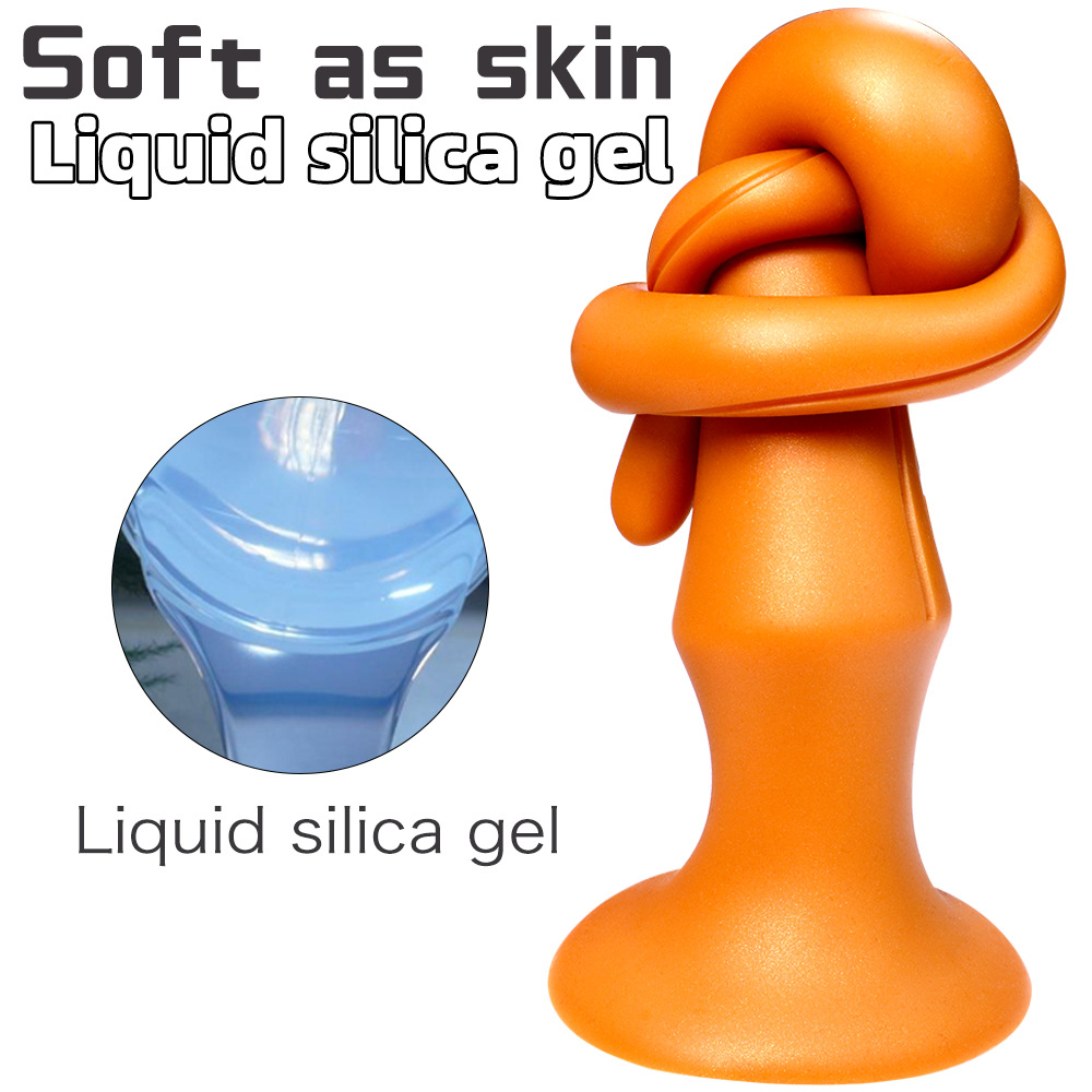 Silicone Anal Plug Adult Toy For Couples Unisex Masturbator Dildo Deep Stimulation Sex Products - 6